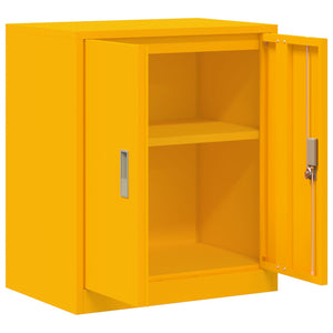 Ντουλάπι αποθήκευσης Χαμομηλί κίτρινο 60 x 40 x 70 εκ. Ατσάλι
