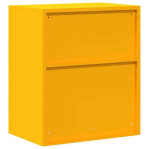 Ντουλάπι αποθήκευσης Χαμομηλί κίτρινο 60 x 40 x 70 εκ. Ατσάλι