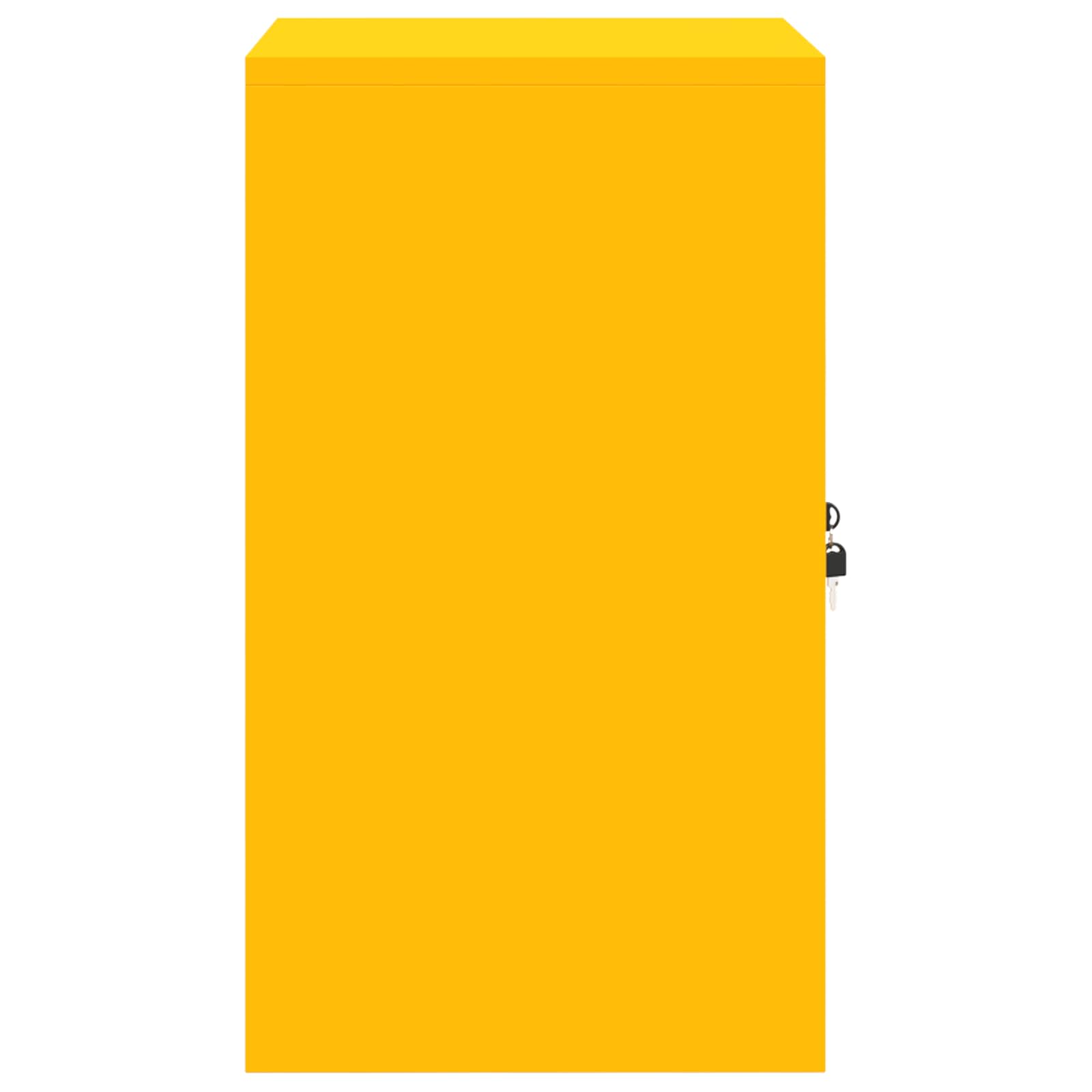 Ντουλάπι αποθήκευσης Χαμομηλί κίτρινο 60 x 40 x 70 εκ. Ατσάλι - Pakobazaar