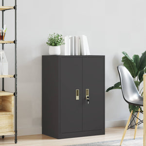 Ντουλάπι αποθήκευσης Μαύρο 60 x 40 x 90 cm Ατσάλι - Pakobazaar