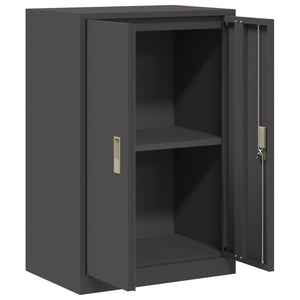 Ντουλάπι αποθήκευσης Μαύρο 60 x 40 x 90 cm Ατσάλι - Pakobazaar