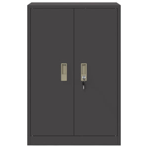 Ντουλάπι αποθήκευσης Μαύρο 60 x 40 x 90 cm Ατσάλι - Pakobazaar