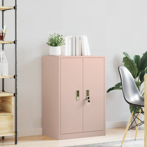 Ντουλάπι αποθήκευσης Ροζ 60 x 40 x 90 cm Ατσάλι - Pakobazaar