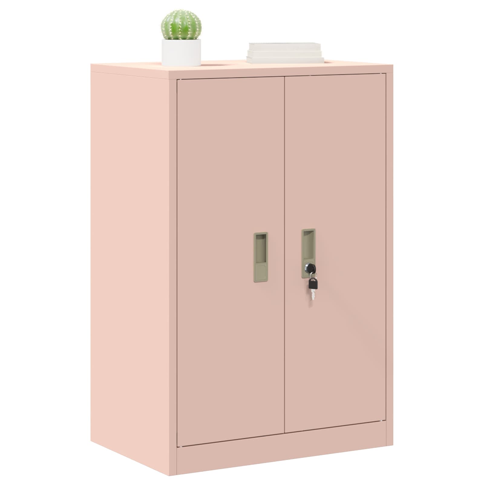 Ντουλάπι αποθήκευσης Ροζ 60 x 40 x 90 cm Ατσάλι - Pakobazaar