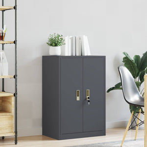 Ντουλάπι αποθήκευσης Ανθρακί 60 x 40 x 90 cm Ατσάλι - Pakobazaar