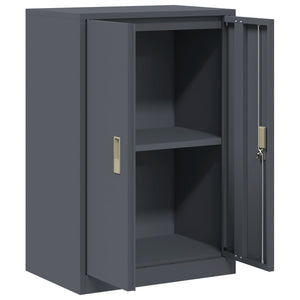 Ντουλάπι αποθήκευσης Ανθρακί 60 x 40 x 90 cm Ατσάλι - Pakobazaar