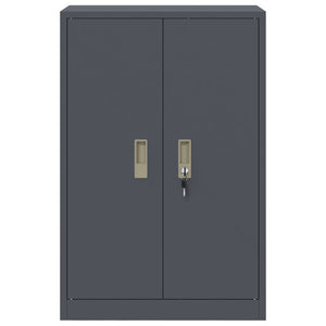 Ντουλάπι αποθήκευσης Ανθρακί 60 x 40 x 90 cm Ατσάλι - Pakobazaar
