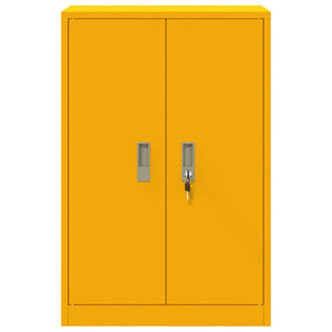 Ντουλάπι αποθήκευσης Χαμομηλί κίτρινο 60 x 40 x 90 cm Ατσάλι
