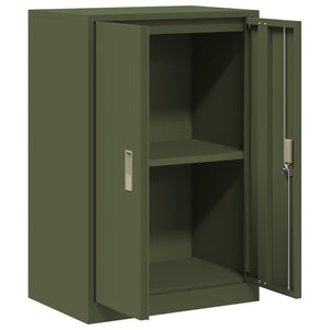 Ντουλάπι αποθήκευσης Ελιά Πράσινη 60 x 40 x 90 cm Ατσάλι