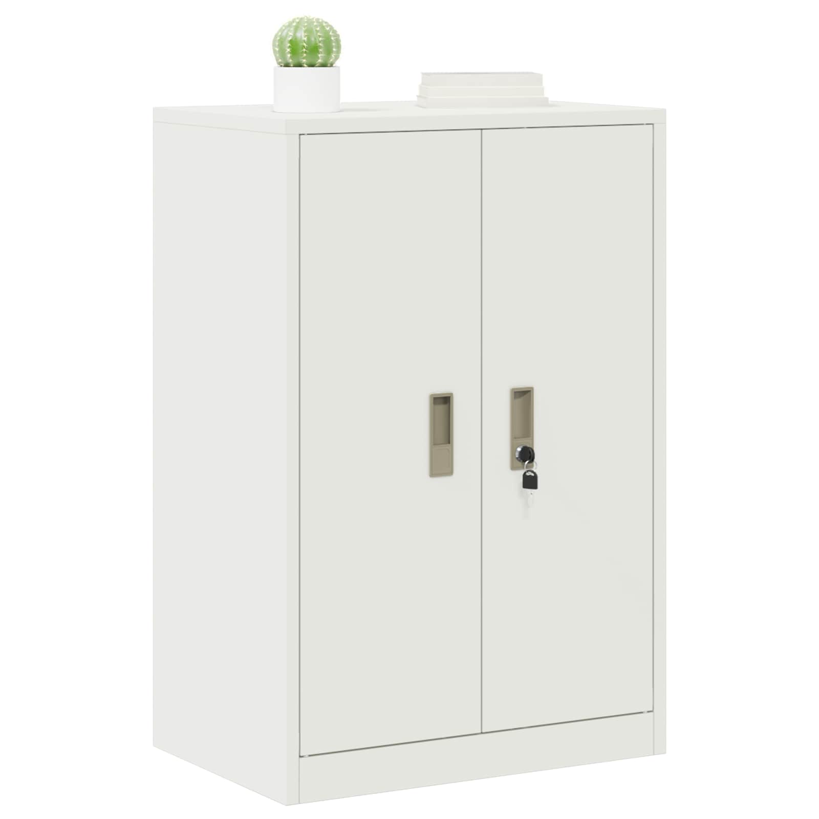 Ντουλάπι αποθήκευσης Λευκός 60 x 40 x 90 cm Ατσάλι - Pakobazaar