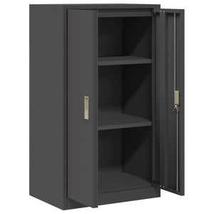 Ντουλάπι αποθήκευσης Μαύρο 60 x 40 x 105 εκ Ατσάλι