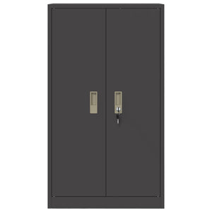Ντουλάπι αποθήκευσης Μαύρο 60 x 40 x 105 εκ Ατσάλι