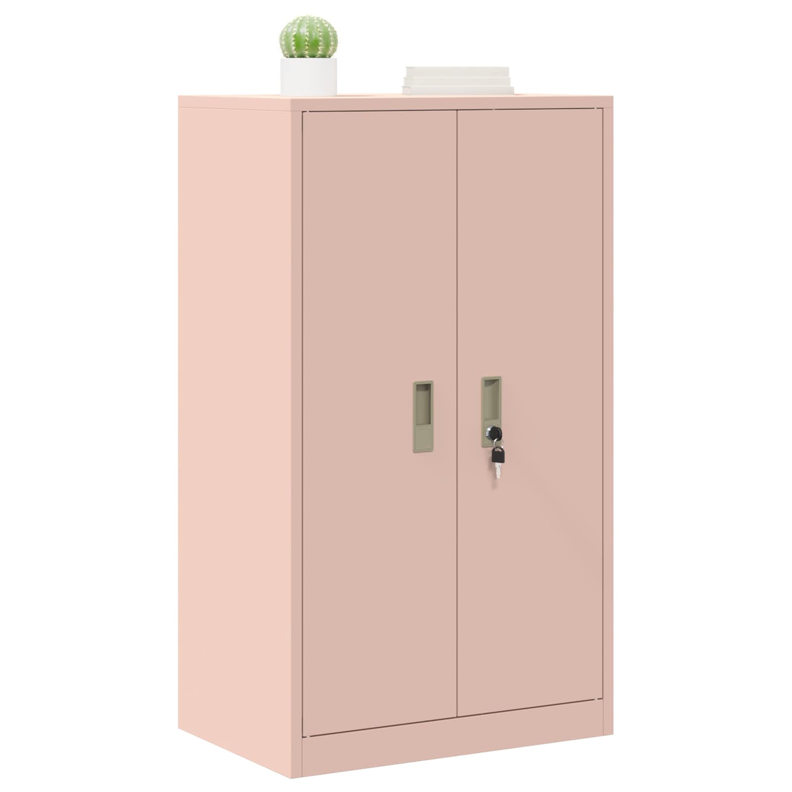 Ντουλάπι αποθήκευσης Ροζ 60 x 40 x 90 cm Ατσάλι - Pakobazaar
