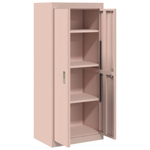 Ντουλάπι αποθήκευσης Ροζ 60 x 40 x 140 cm Ατσάλι - Pakobazaar