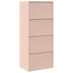 Ντουλάπι αποθήκευσης Ροζ 60 x 40 x 140 cm Ατσάλι - Pakobazaar