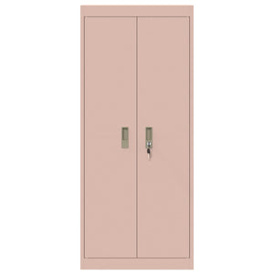 Ντουλάπι αποθήκευσης Ροζ 60 x 40 x 140 cm Ατσάλι - Pakobazaar