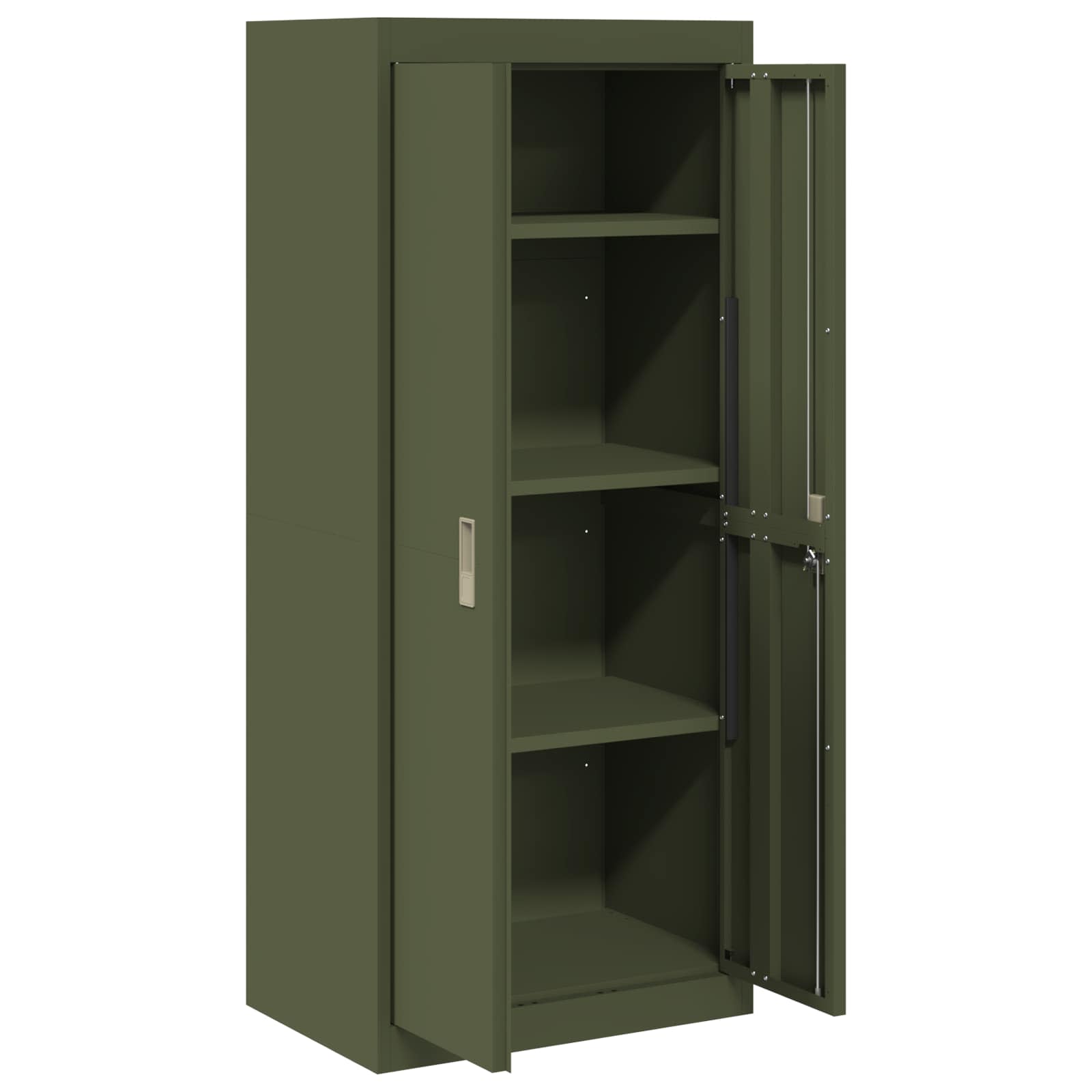 Ντουλάπι αποθήκευσης Ελιά Πράσινη 60 x 40 x 140 cm Ατσάλι