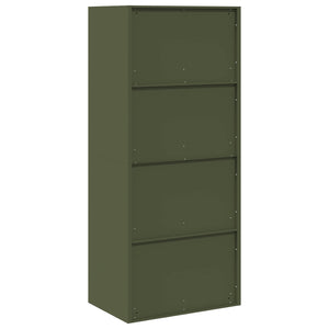 Ντουλάπι αποθήκευσης Ελιά Πράσινη 60 x 40 x 140 cm Ατσάλι