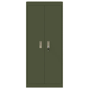 Ντουλάπι αποθήκευσης Ελιά Πράσινη 60 x 40 x 140 cm Ατσάλι