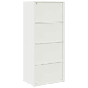 Ντουλάπι αποθήκευσης Λευκός 60 x 40 x 140 cm Ατσάλι