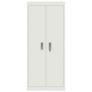 Ντουλάπι αποθήκευσης Λευκός 60 x 40 x 140 cm Ατσάλι