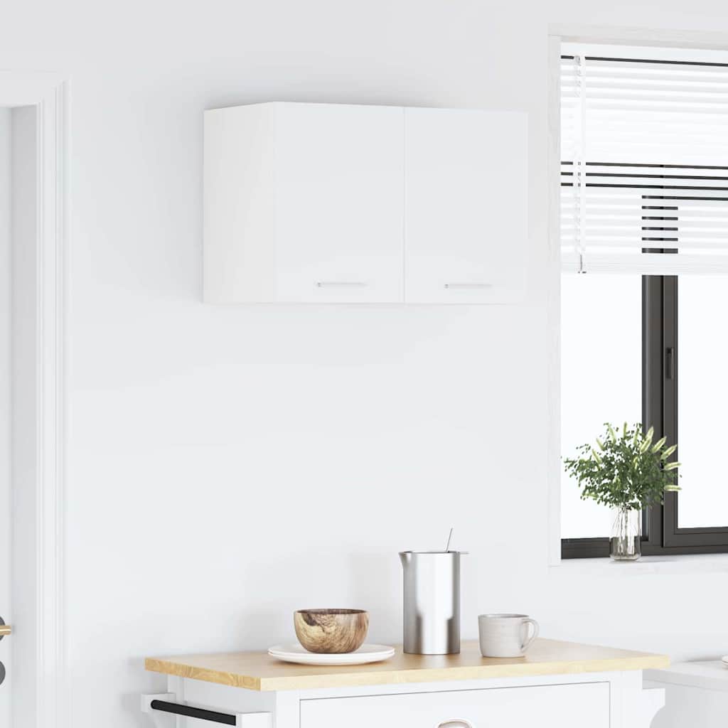 Κρεμαστό ντουλάπι με αποθήκευση 2 pcs Λευκό 30 x 31 x 40 εκ.