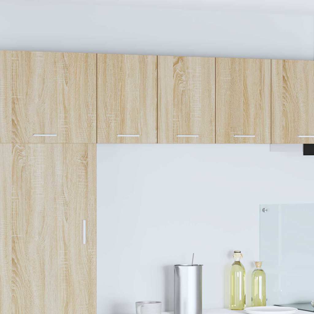 Κρεμαστό ντουλάπι Σομόνα Δρυς και Λευκό 30 x 31 x 40 εκ.