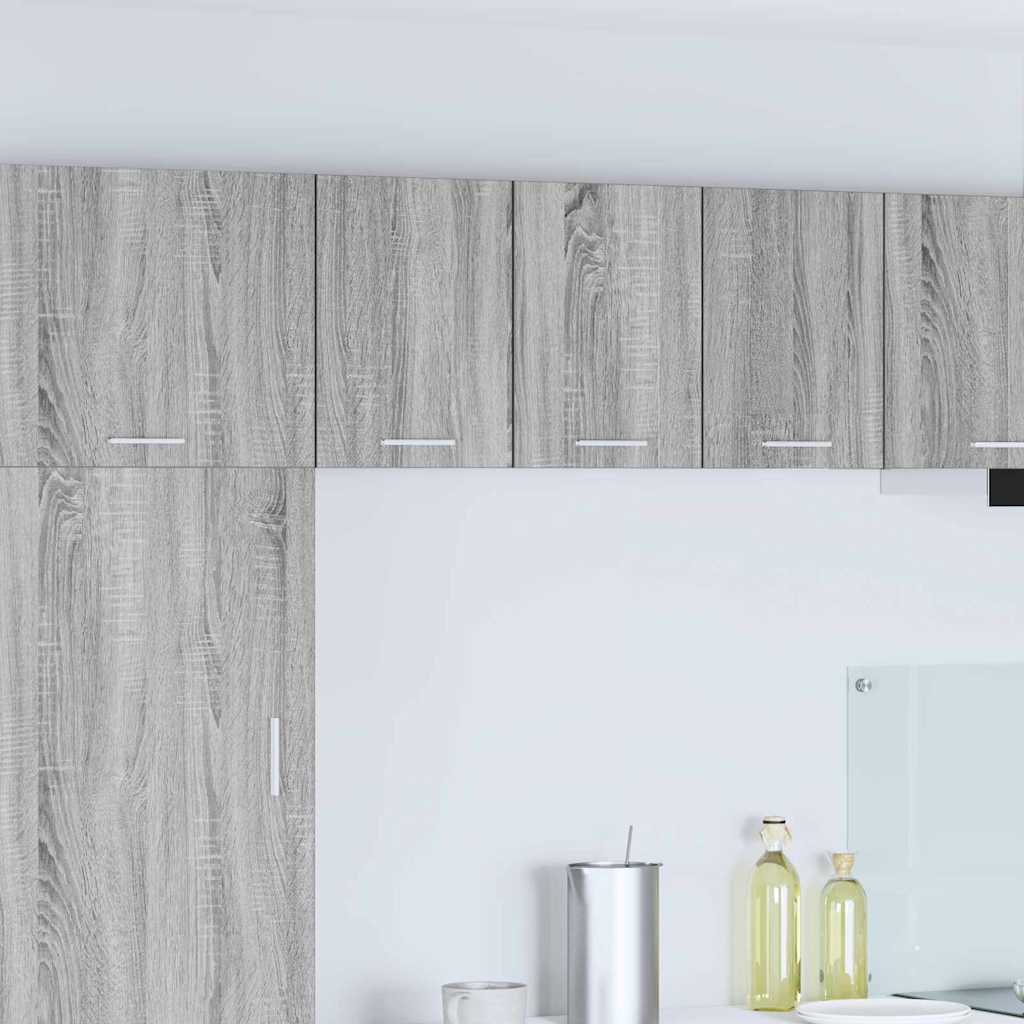 Κρεμαστό ντουλάπι Γκρι Σομόνα και Λευκό 30 x 31 x 40 εκ.