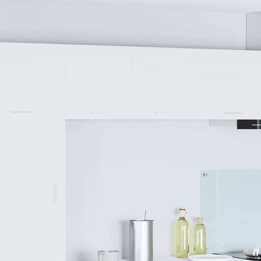 Κρεμαστό ντουλάπι με αποθήκευση 2 pcs Λευκό 40 x 31 x 40 εκ.