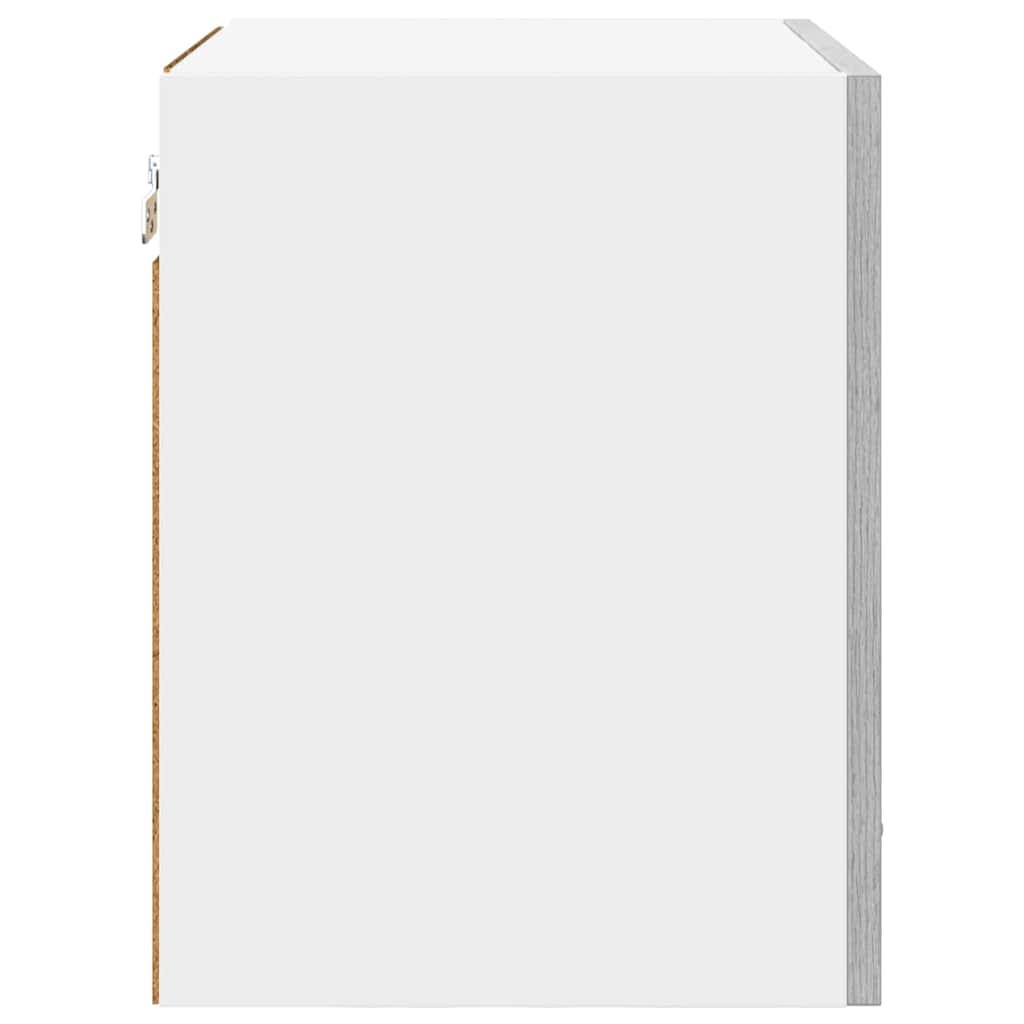 Κρεμαστό ντουλάπι Γκρι Σομόνα και Λευκό 40 x 31 x 40 εκ.