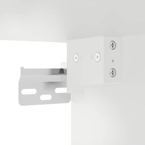 Κρεμαστό ντουλάπι 2 τμχ. Χειροποίητη Δρυς και Λευκό