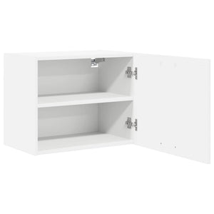 Κρεμαστό ντουλάπι με αποθήκευση 2 pcs Λευκό 50 x 31 x 40 εκ. - Pakobazaar