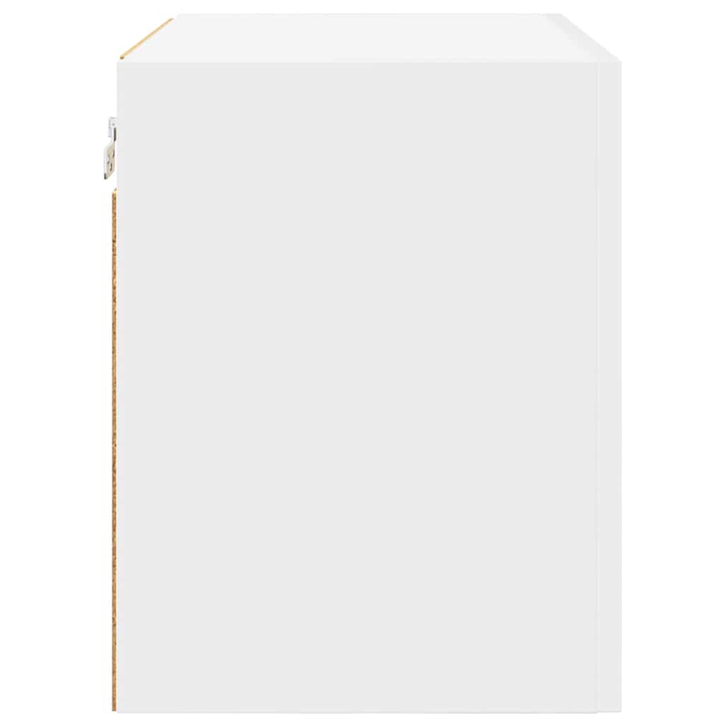 Κρεμαστό ντουλάπι με αποθήκευση 2 pcs Λευκό 50 x 31 x 40 εκ. - Pakobazaar