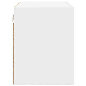 Κρεμαστό ντουλάπι με αποθήκευση 2 pcs Λευκό 50 x 31 x 40 εκ. - Pakobazaar
