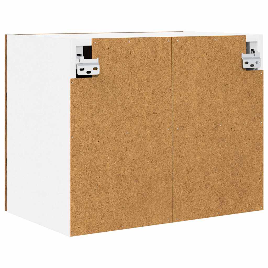 Κρεμαστό ντουλάπι 2 pcs Παλαιό Ξύλο και Λευκό 50 x 31 x 40 εκ.
