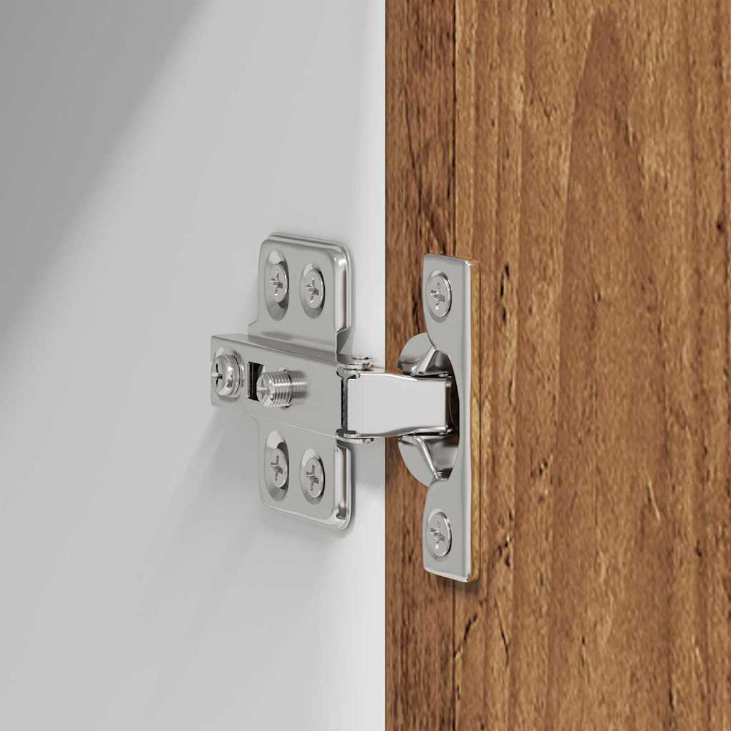 Κρεμαστό ντουλάπι 2 pcs Παλαιό Ξύλο και Λευκό 60 x 31 x 40 εκ