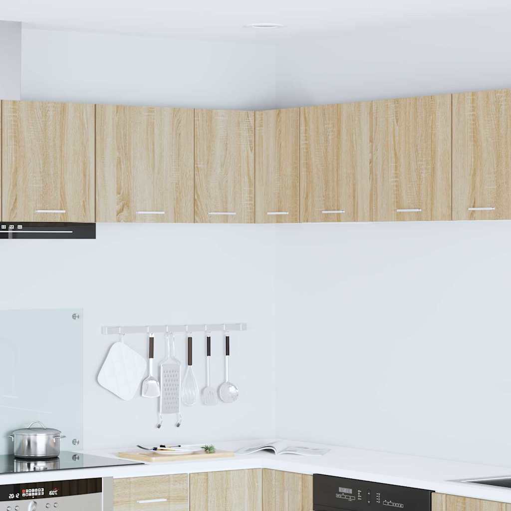 Κρεμαστό ντουλάπι Σομόνα Δρυς και Λευκό 57 x 57 x 40 εκ. - Pakobazaar