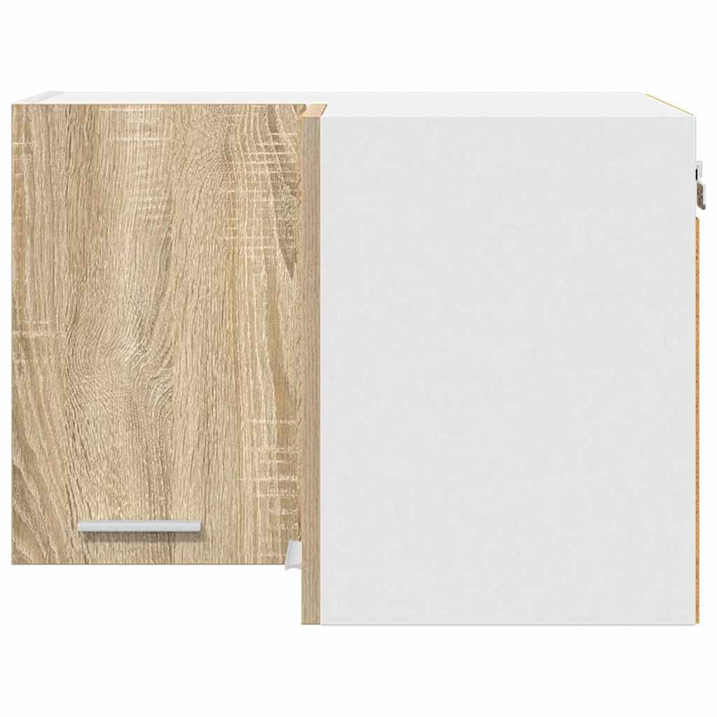 Κρεμαστό ντουλάπι Σομόνα Δρυς και Λευκό 57 x 57 x 40 εκ. - Pakobazaar