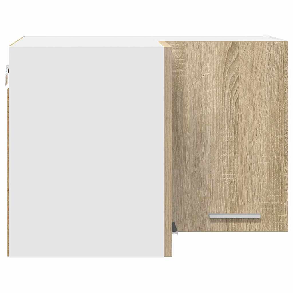 Κρεμαστό ντουλάπι Σομόνα Δρυς και Λευκό 57 x 57 x 40 εκ. - Pakobazaar