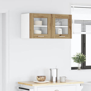 Κρεμαστό ντουλάπι 2 τμχ. Artisan Oak Επεξεργασμένο Ξύλο
