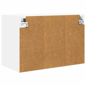 Κρεμαστό ντουλάπι με αποθήκευση 2 pcs Λευκό 60 x 31 x 40 εκ - Pakobazaar