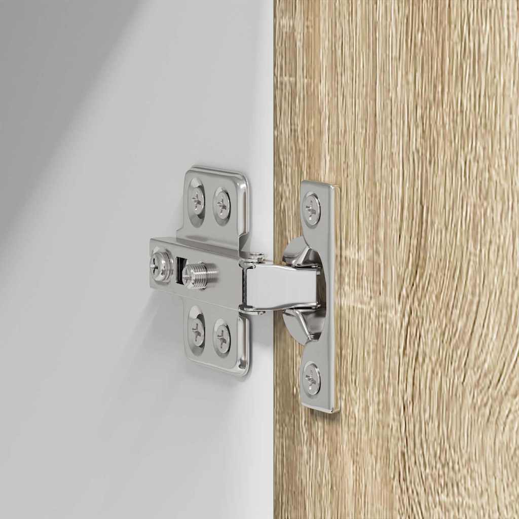 Κρεμαστό ντουλάπι Σομόνα Δρυς και Λευκό 40 x 31 x 80 εκ. - Pakobazaar