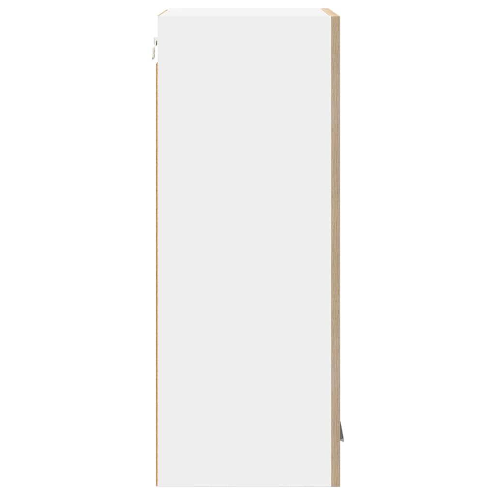 Κρεμαστό ντουλάπι Σομόνα Δρυς και Λευκό 40 x 31 x 80 εκ. - Pakobazaar