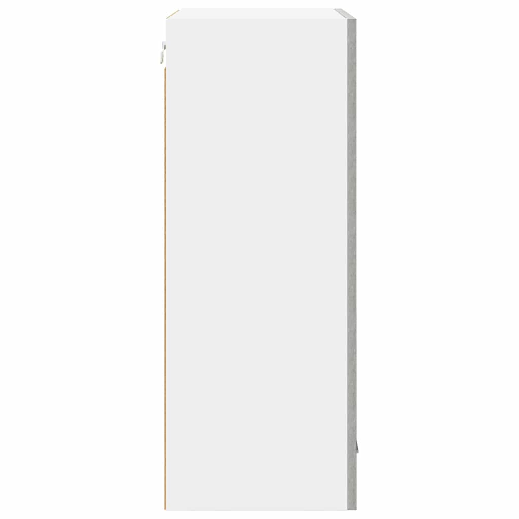 Κρεμαστό ντουλάπι Σκυρόδεμα Γκρι και Λευκό 50 x 31 x 80 εκ. - Pakobazaar