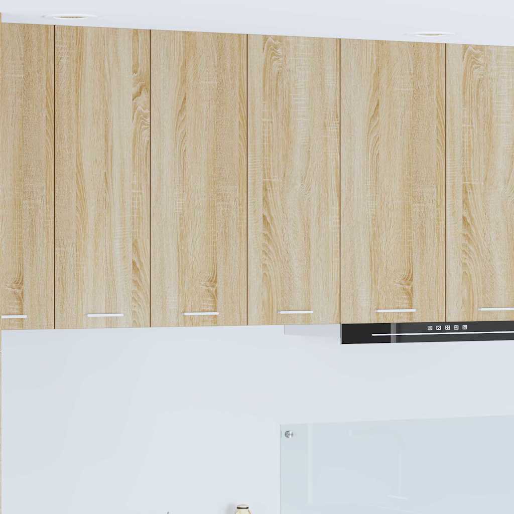 Κρεμαστό ντουλάπι με αποθήκευση Δρύς Sonoma 60 x 31 x 80 εκ. - Pakobazaar