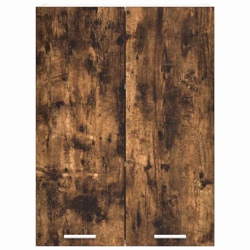 Κρεμαστό ντουλάπι με αποθήκευση Καπνιστό Δρύς 60 x 31 x 80 εκ.