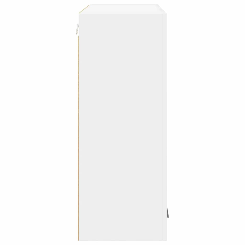 Κρεμαστό ντουλάπι Λευκό 80 x 31 x 80 εκ. Επεξεργασμένο ξύλο - Pakobazaar