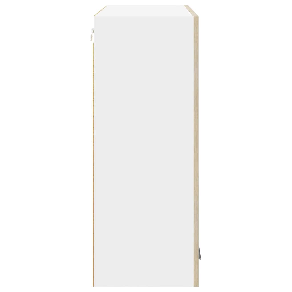 Κρεμαστό ντουλάπι με αποθήκευση Δρύς Sonoma 80 x 31 x 80 εκ.