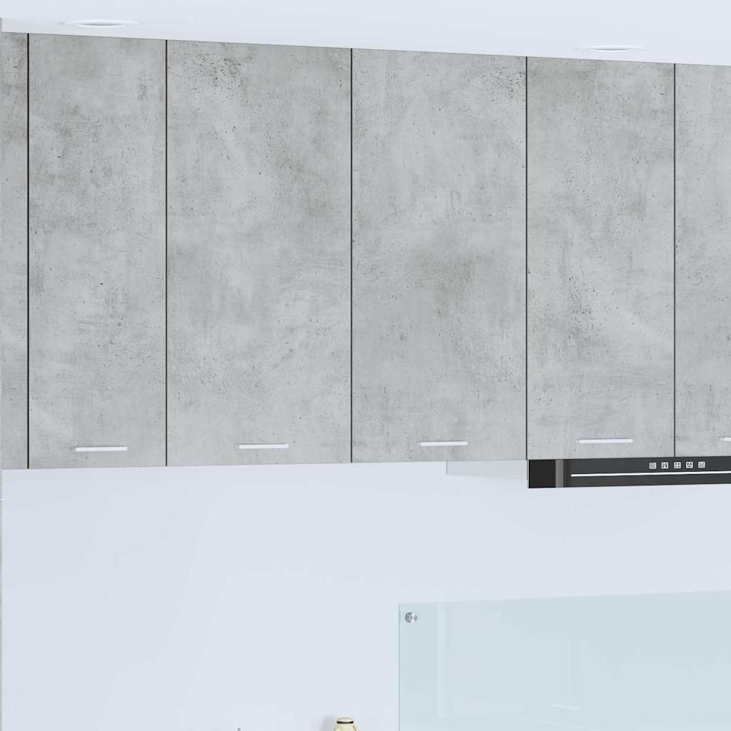 Κρεμαστό ντουλάπι με αποθήκευση Σκυρόδεμα Γκρι 80 x 31 x 80 εκ.