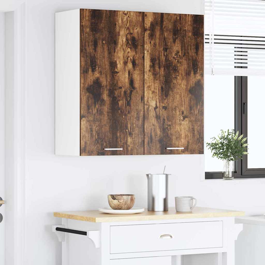 Κρεμαστό ντουλάπι με πόρτα Riga Καπνιστό Δρύς 80 x 31 x 80 εκ.